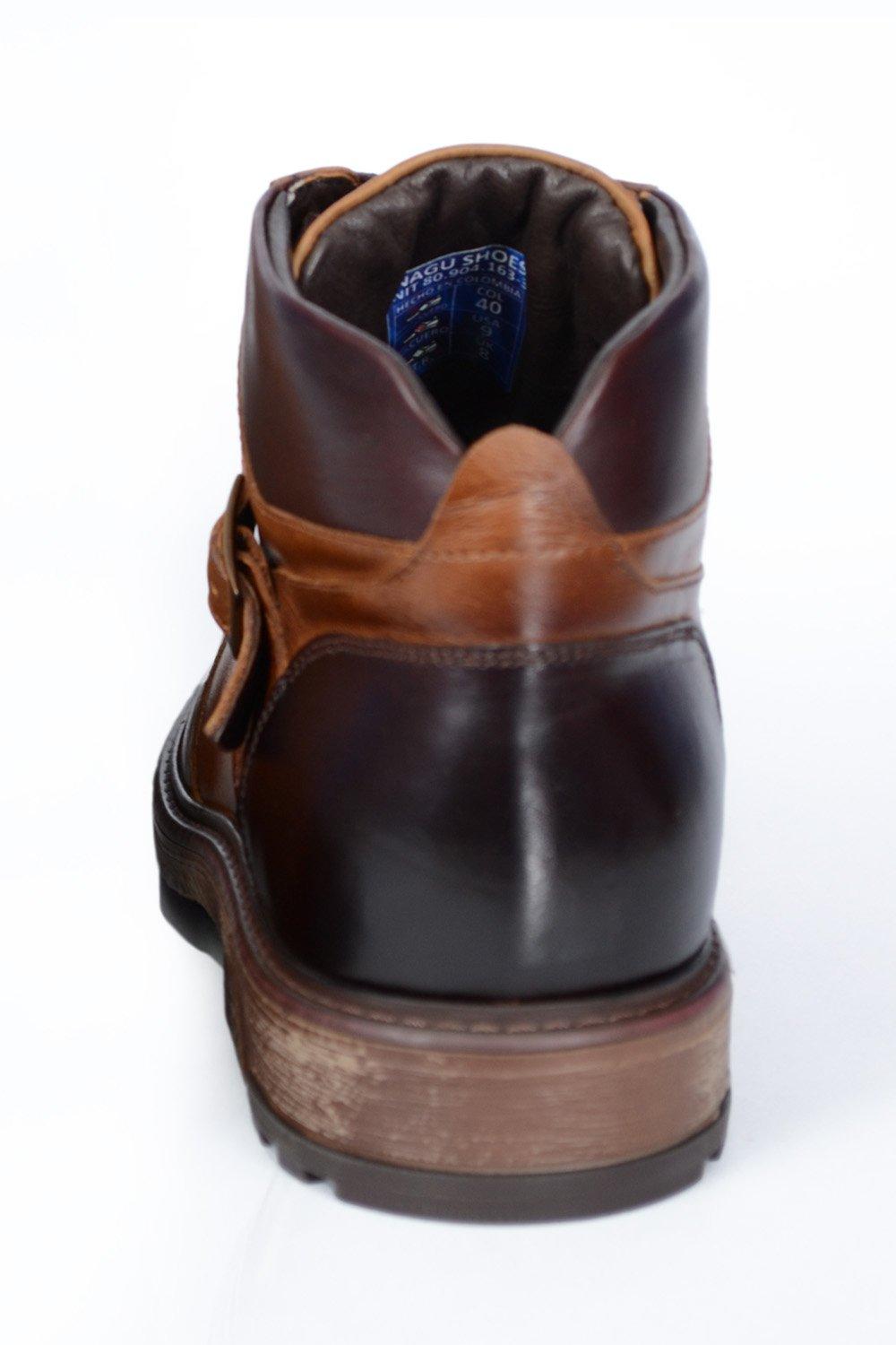 Bota de cuero Highland de Santo en cuero italiano miel — vista 5